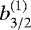 $b_{3/2}^{(1)}$
