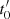 $ t_0^{\prime} $