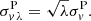 $$ \begin{aligned} \sigma _{{ v} \, \lambda }^{\mathrm{P}} = \sqrt{\lambda } \sigma _{{ v}}^{\mathrm{P}}. \end{aligned} $$