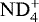 $\mathrm{ND}_{4}^{&#x002B;}$