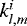 $k_{l,m}^{i}$