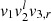$ v_1v_2^lv_{3,r} $