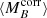 $ \langle M_B^{\rm corr}\rangle $