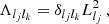 $$ \begin{aligned} \Lambda _{l_j l_k}=\delta _{l_j l_k}L_{l_j}^2\, , \end{aligned} $$