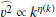 $ \widehat{v^2} \propto k^{\eta(k)} $