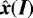 $\hat{\bm{x}} (\bm{I})$