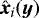 $\hat{\bm{x}}_i(\bm{y})$