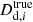 $ D_{\mathrm{d},i}^{\mathrm{true}} $