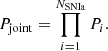 $$ \begin{aligned} P_{\rm joint} = \prod _{i=1}^{N_{\rm SNIa}} P_i. \end{aligned} $$