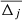 $ \overline{\Delta_j} $