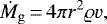 \begin{equation*} \dot M_{\mathrm{g}}\,{=}\,4\pi r^2 \varrho v,\end{equation*}