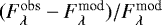 $(F_{\lambda}^{\mathrm{obs}}-F_{\lambda}^{\textrm{mod}})/F_{\lambda}^{\mathrm{\textrm{mod}}}$