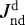 $J^{\mathrm{d}}_{\mathrm{nd}}$