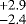 $^{&#x002B;2.9}_{-2.4}$