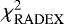 $\chi^2_{\mathrm{RADEX}}$