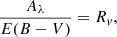 $$ \begin{aligned} \frac{A_{\lambda }}{E(B - V)} = R_{v}, \end{aligned} $$