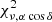 $ \chi_{\nu,\alpha\cos\delta}^2 $