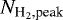 $N_{\textrm{H}_2\textrm{,peak}}$