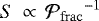 $S\,\propto\,{\mathcal{P}_{\rm{frac}}}^{-1}$