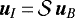 ${\bm{u}}_I\,{=}\,{{\cal{S}}} \, {\bm{u}}_B$