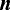 $\Vec{n}$