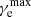 $ \gamma_{\mathrm{e}}^{\mathrm{max}} $