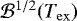 ${\cal{B}}^{1/2}(T_{\mathrm{ex}})$