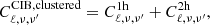$$ \begin{aligned} C^\mathrm{CIB, clustered}_{\ell ,\nu ,\nu ^{\prime }} = C^\mathrm{1h}_{\ell ,\nu ,\nu ^{\prime }} + C^\mathrm{2h}_{\ell ,\nu ,\nu ^{\prime }}, \end{aligned} $$