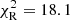 $ \chi^2_{\rm R} = 18.1 $
