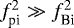 $f_{\textrm{pi}}^2 \gg f_{\textrm{Bi}}^2$