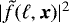 $|\tilde{f}(\ell,\bm{x})|^2$