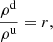 $$ \begin{aligned} \frac{\rho ^\mathrm{d}}{\rho ^\mathrm{u}} = r, \end{aligned} $$