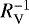 $R_{\textrm{V}}^{-1}$