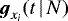 $\vec{g}_{x_i}(t \, | \, N)$