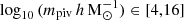 $ \log_{10}{(m_{\rm piv}\,h\,{\rm M}_\odot^{-1})}\in[4,16] $