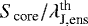 $S_{\textrm{core}}/{\lambda_{\textrm{J,ens}}^{\textrm{th}}}$