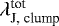 $\lambda_{\textrm{J, clump}}^{\textrm{tot}}$