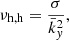 $$ \begin{aligned} \nu _{\mathrm{h},\mathrm{h}}=\frac{\sigma }{\bar{k}_{{ y}}^{2}}, \end{aligned} $$