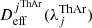 $ D_\mathrm{eff}^{j^\mathrm{ThAr}}( \lambda^\mathrm{ThAr}_j ) $