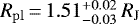 $\mathrm{\textit{R}_{pl}}\,{=}\,1.51^{+0.02}_{-0.03}\,\mathrm{\textit{R}_J}$