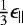 $\frac{1}{3} \epsilon_{\parallel}$