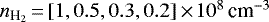 $n_{\textrm{H}_2}\,{=}\,[1, 0.5, 0.3, 0.2]\,{\times}\,10^{8}\,\textrm{cm}^{-3}$