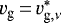 $v_{\textrm{g}}\,{=}\, v_{\textrm{g},\nu}^{*}$