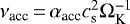 $\nu_{\textrm{acc}}\,{=}\,\alpha_{\textrm{acc}}c_{\textrm{s}}^2 \Omega_{\textrm{K}}^{-1}$