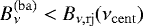$B_{\nu}^{\mathrm{(ba)}}<B_{\nu,\mathrm{rj}}(\nu_{\mathrm{cent}})$
