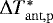 $\Delta T_{\mathrm{ant},\mathrm{p}}^*$