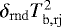 $\delta_{\mathrm{rnd}} T_{\mathrm{b},\mathrm{rj}}^2$