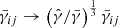 $$ \begin{aligned} \bar{\gamma }_{ij} \rightarrow \left(\hat{\gamma }/\bar{\gamma } \right)^{\frac{1}{3}} \bar{\gamma }_{ij} \end{aligned} $$