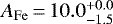 $A_{\mathrm{Fe}}\,{=}\,10.0^{+0.0}_{-1.5}$