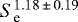 $S_{\textrm{e}}^{1.18\,{\pm}\,0.19}$